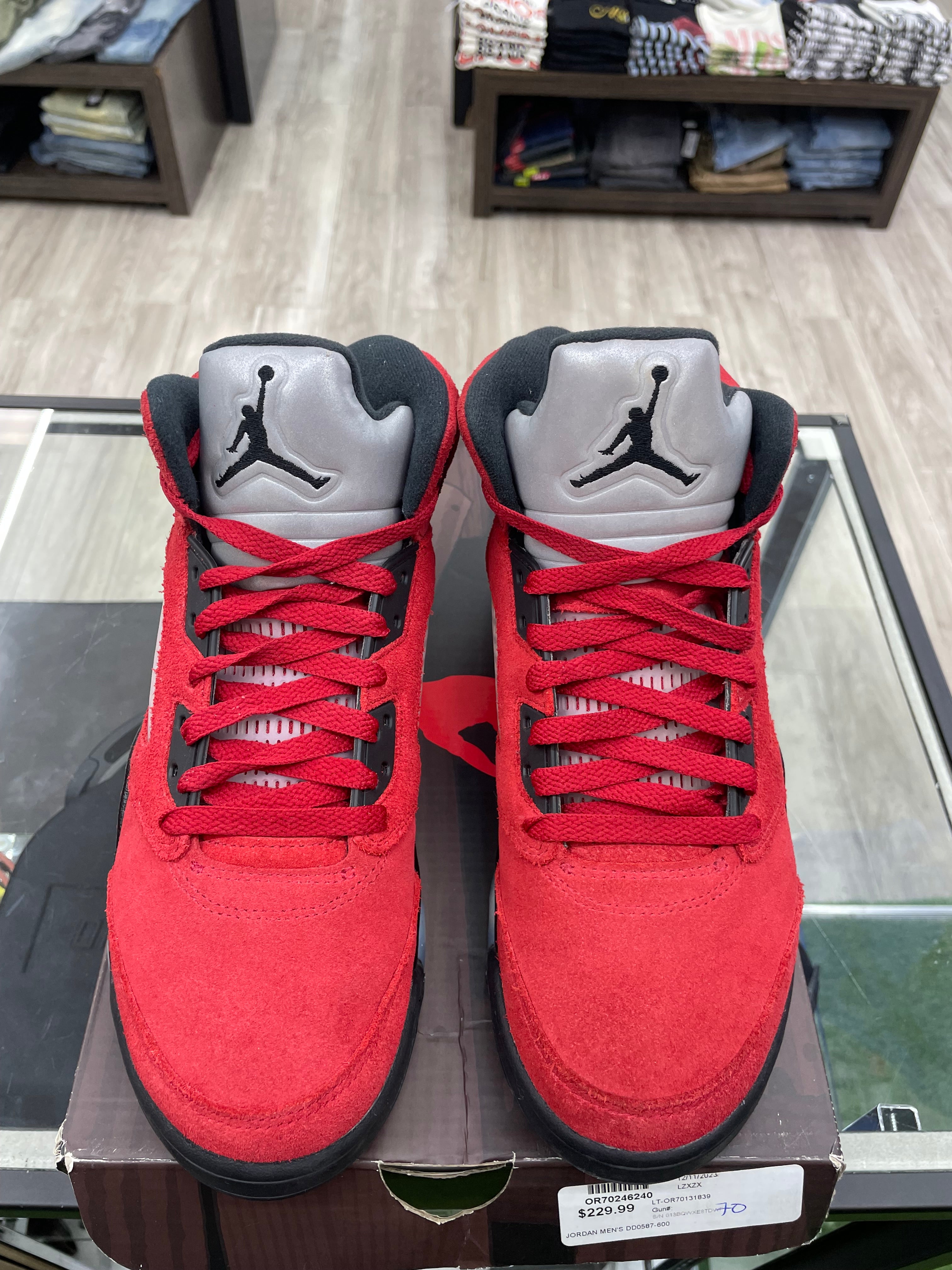 Air Jordan Retro 5 “Raging Bull Red” *Size 8 Preowned*