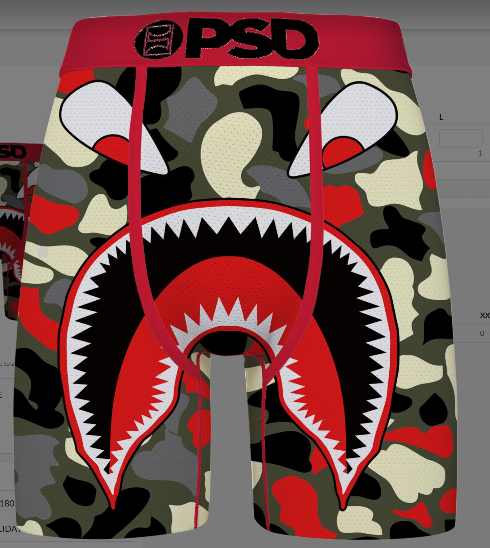 Psd Underwear “Wolf Red”