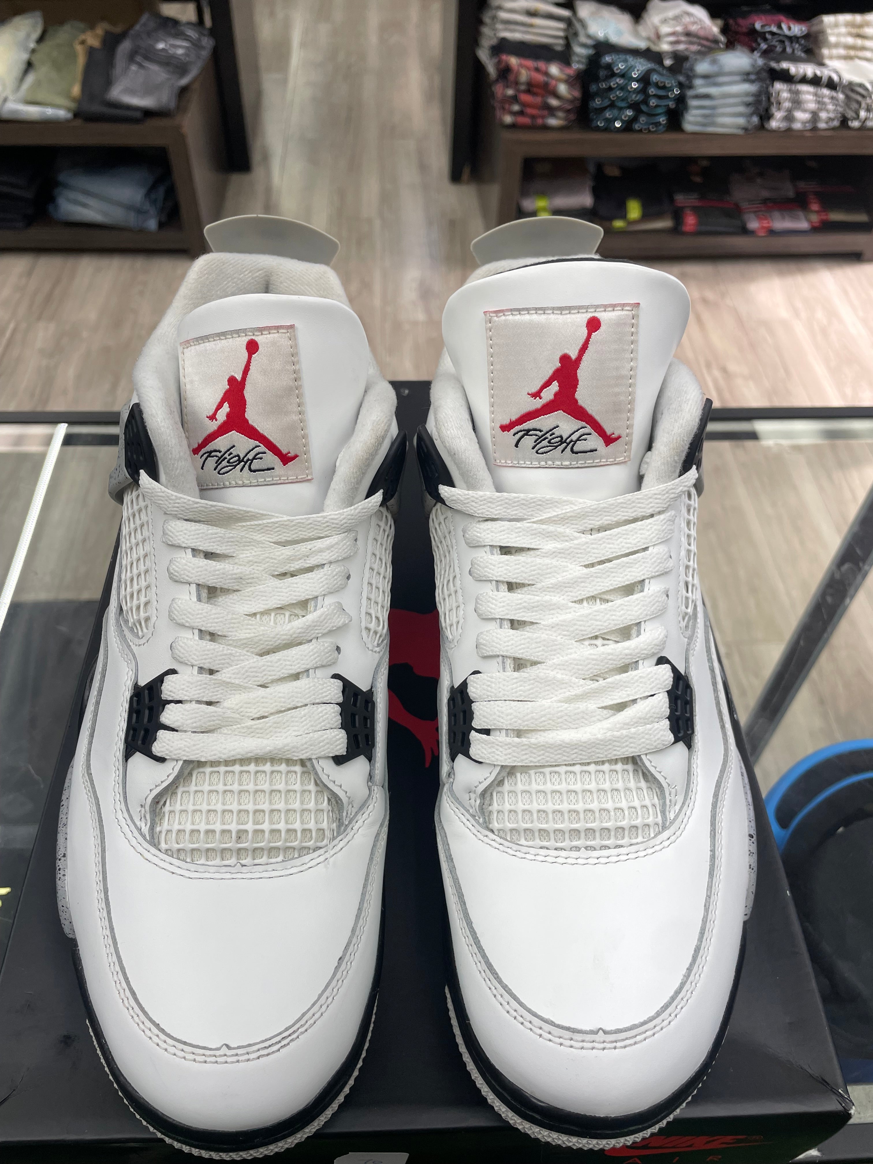 Air Jordan Retro 4 “White Cement” *Size 11.5 Preowned*