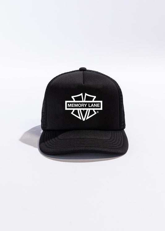Memory Lane “Outlaw” Trucker Hat (Black)