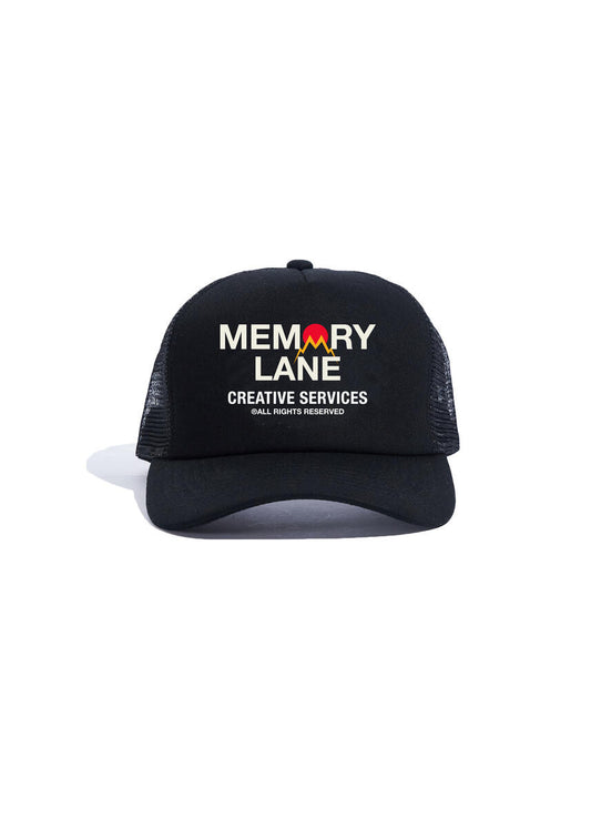 Memory Lane “Creative Services” Trucker Hat (Black)