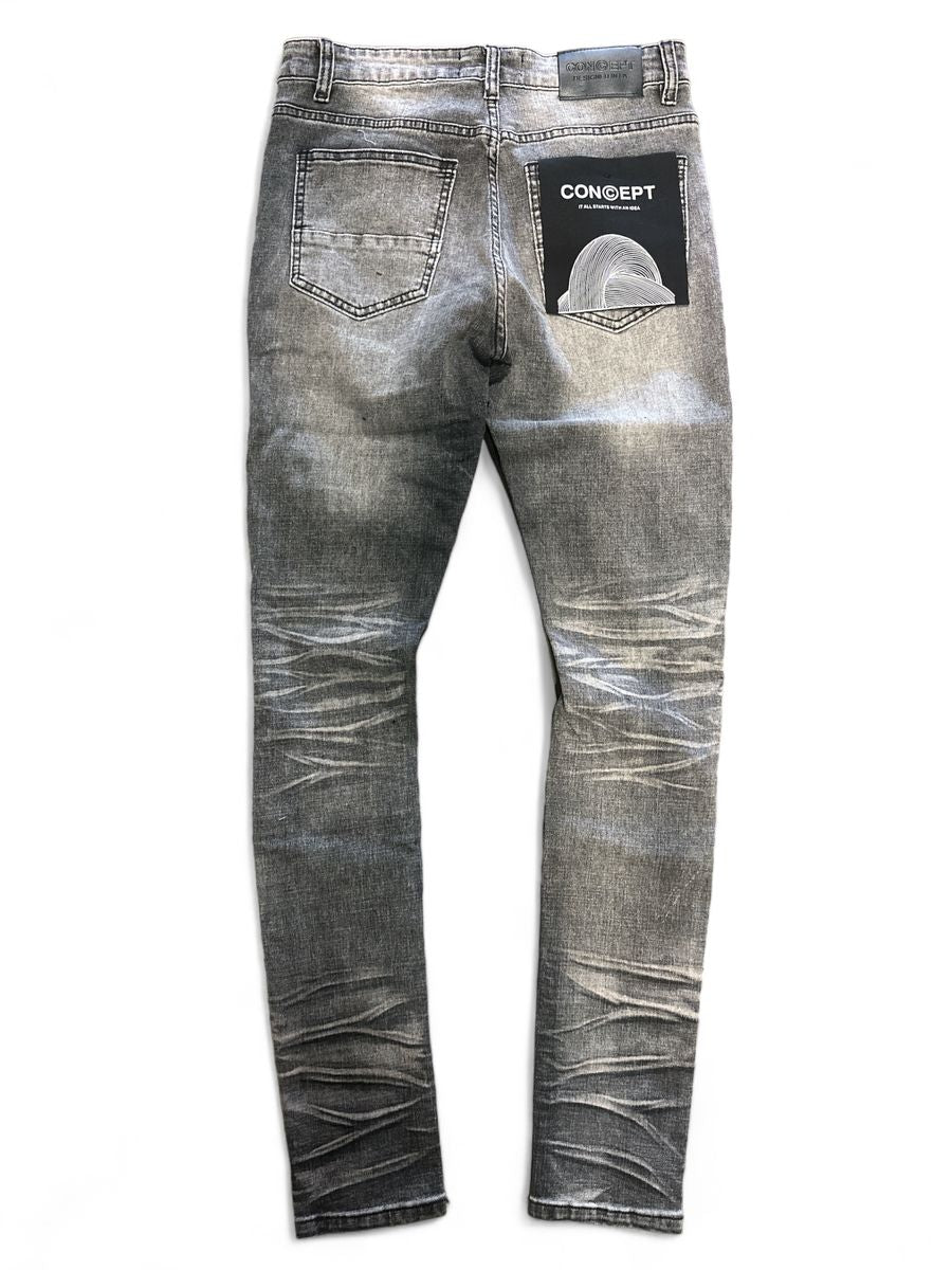 Concept La “Lower Grey”  Jeans