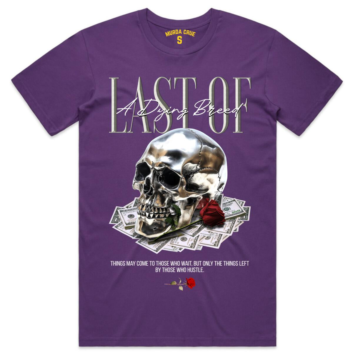 Murda Crue “Last Of Dying Breed” Tee  (Purple)