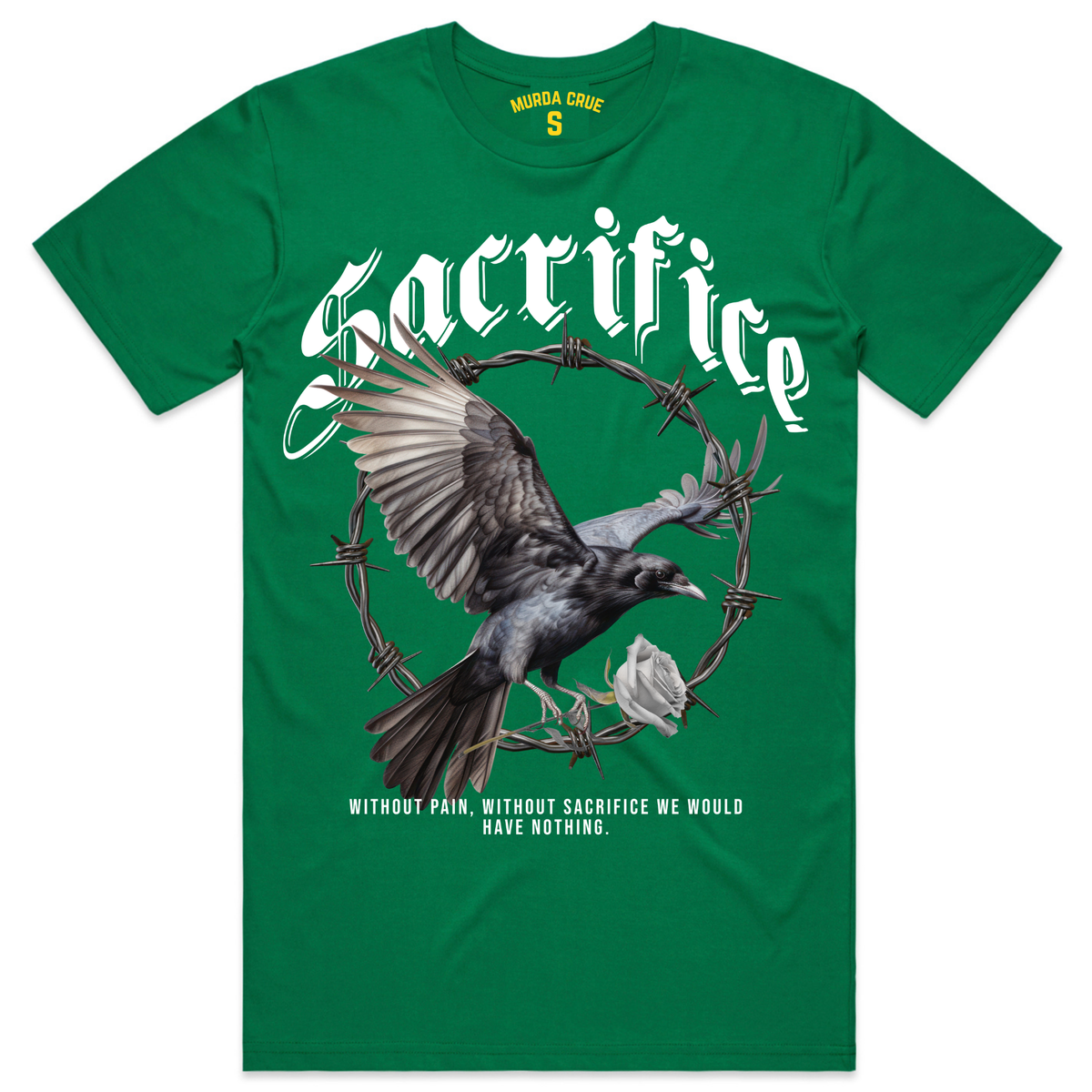 Murda Crue “Sacrifice “Tee (Green)