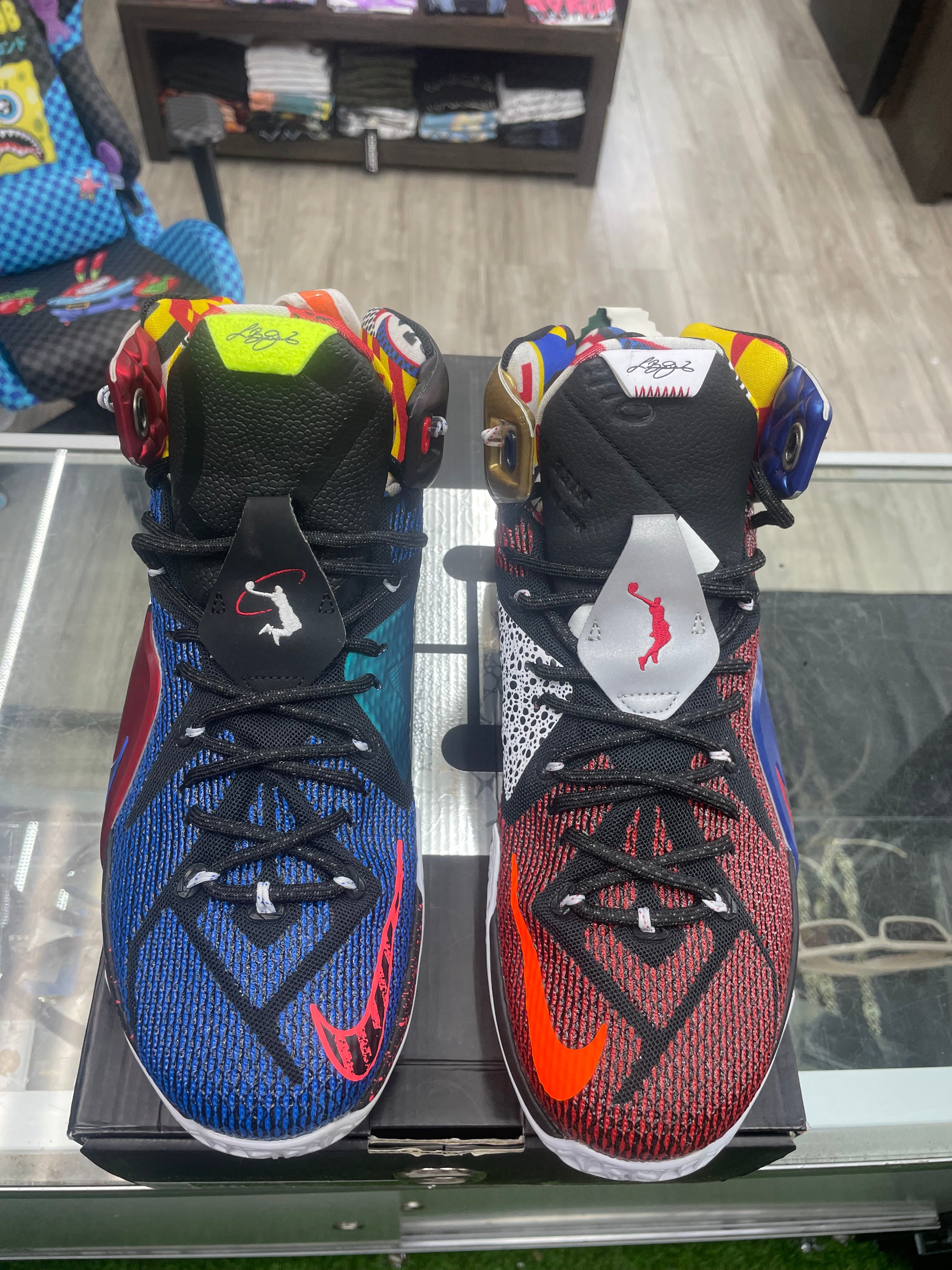 lebron media day size 12