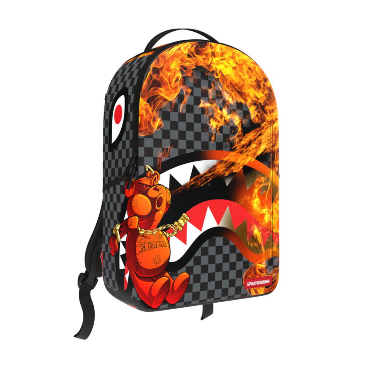 Sprayground ‘Diablo Bear Fire Man” Backpack