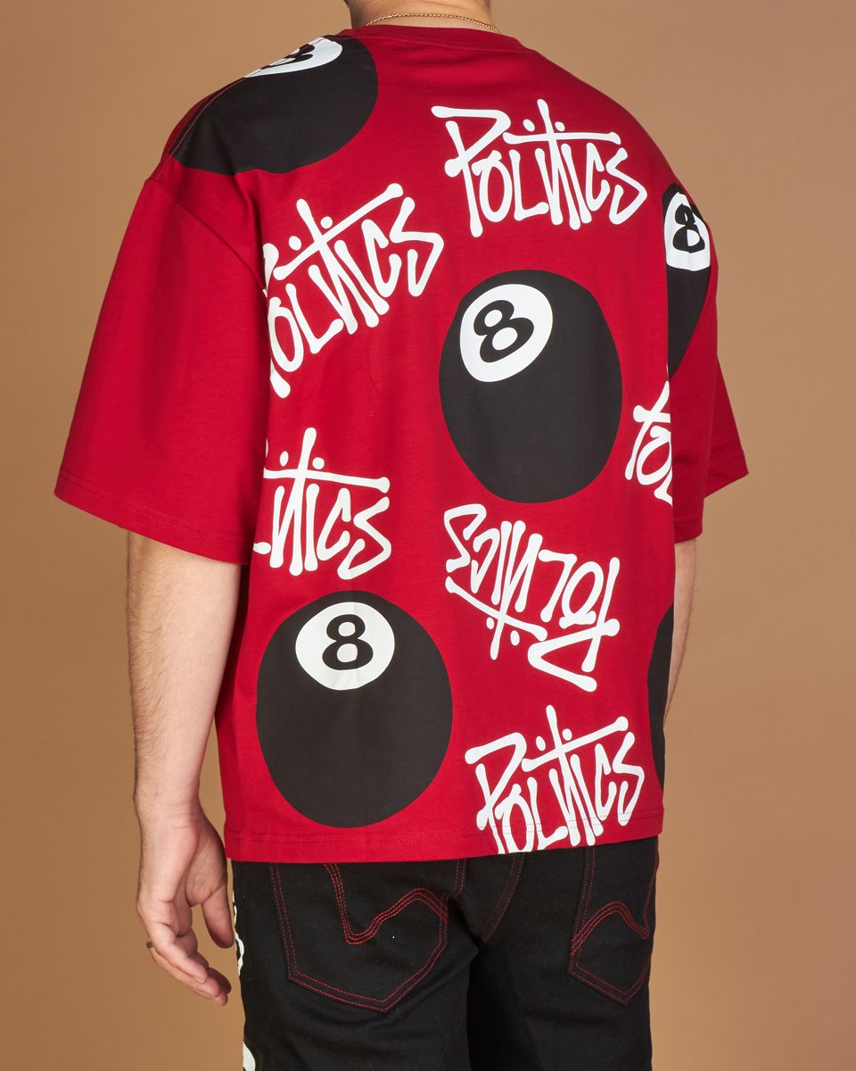 Foreign Brands “8 Ball” Tee (Red)