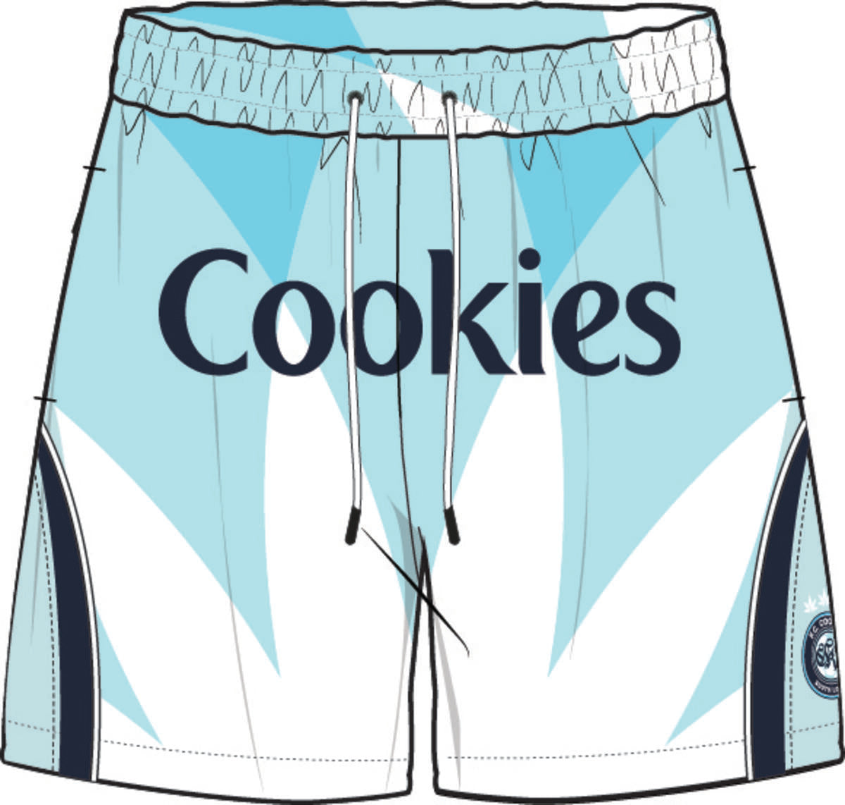 Cookies “Hoolingism” Shorts (Blue)