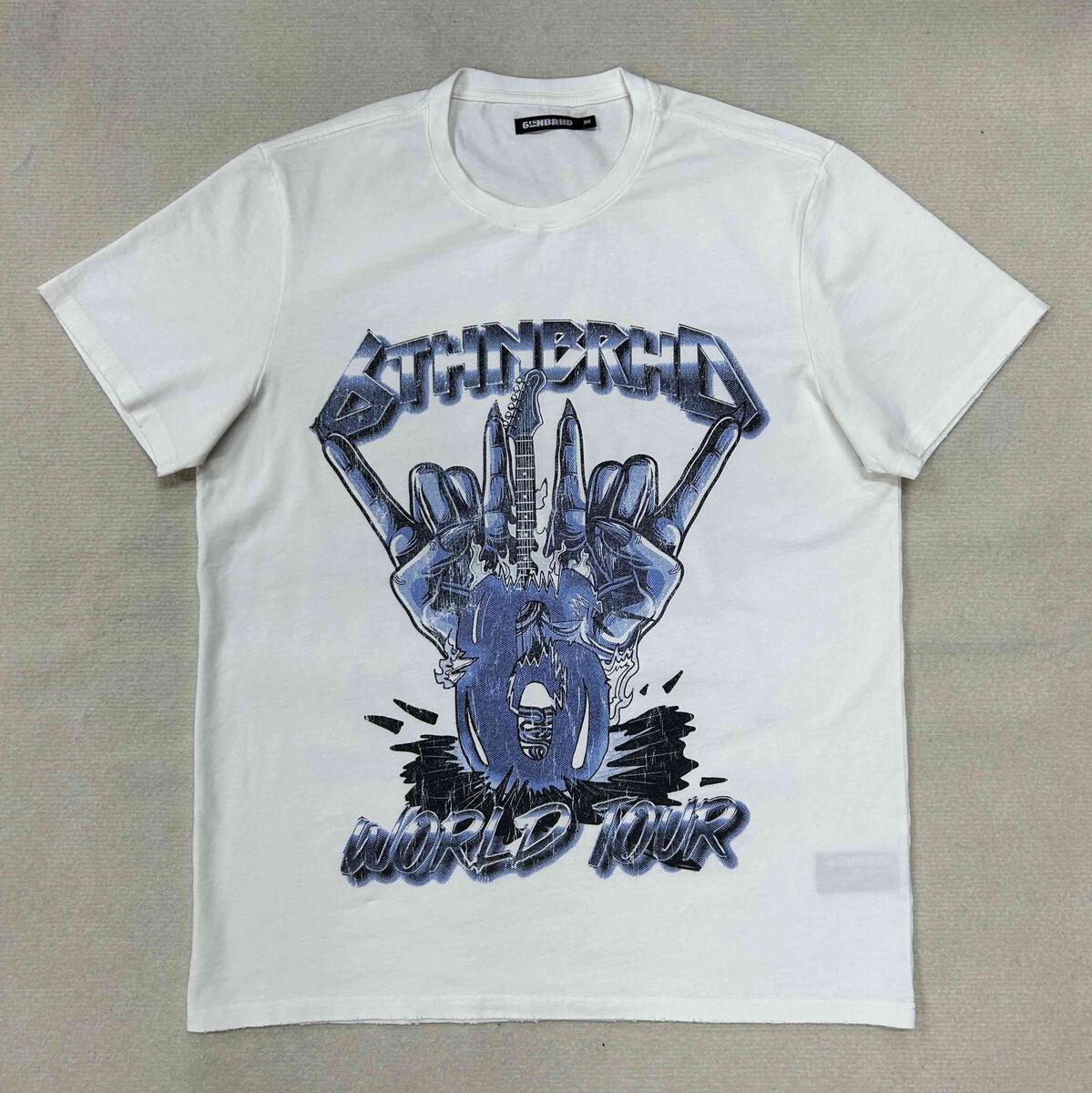 6th NBRHD “Heavy Metal” Tee (White)