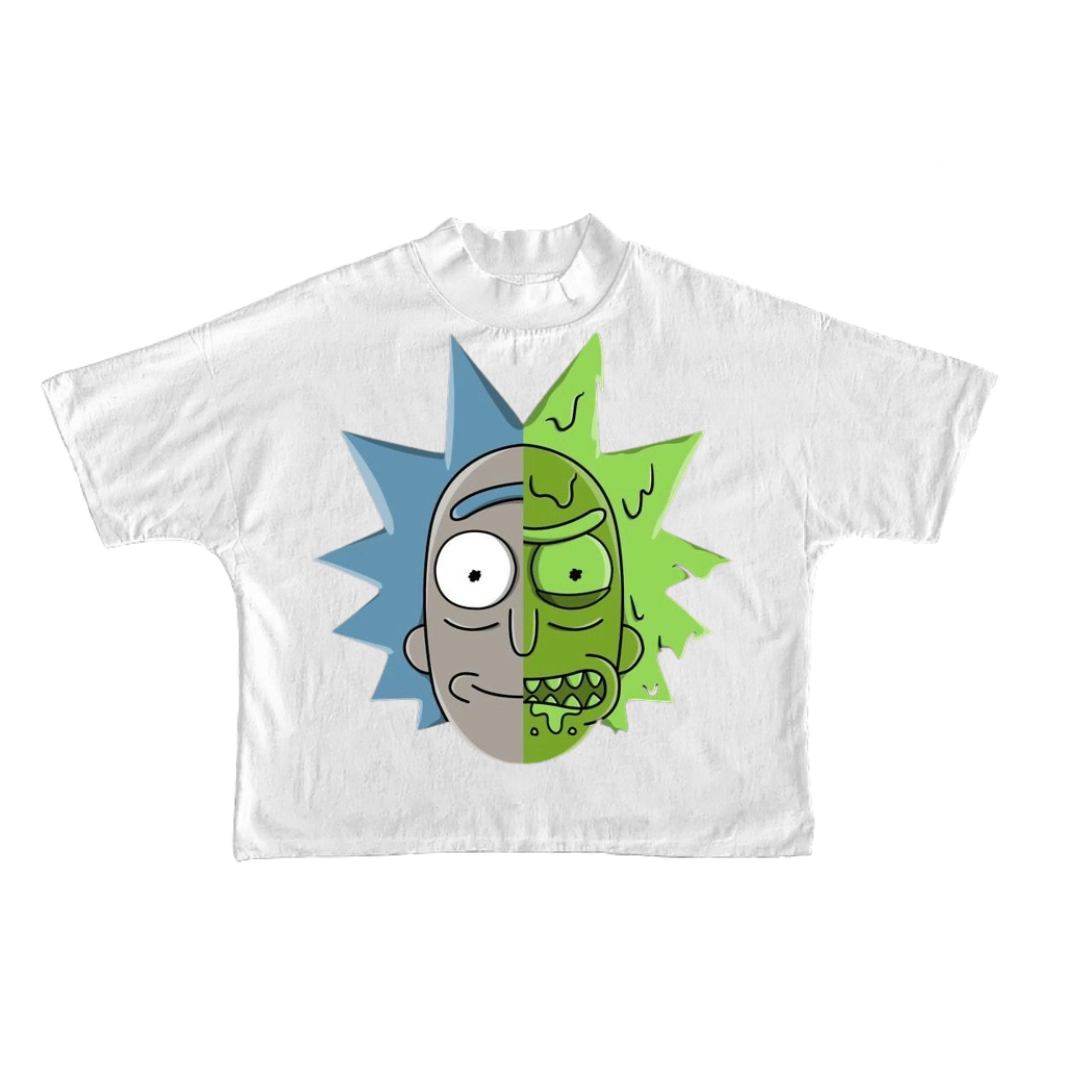 Rewind “Rick And Morty ” Cropped Tee