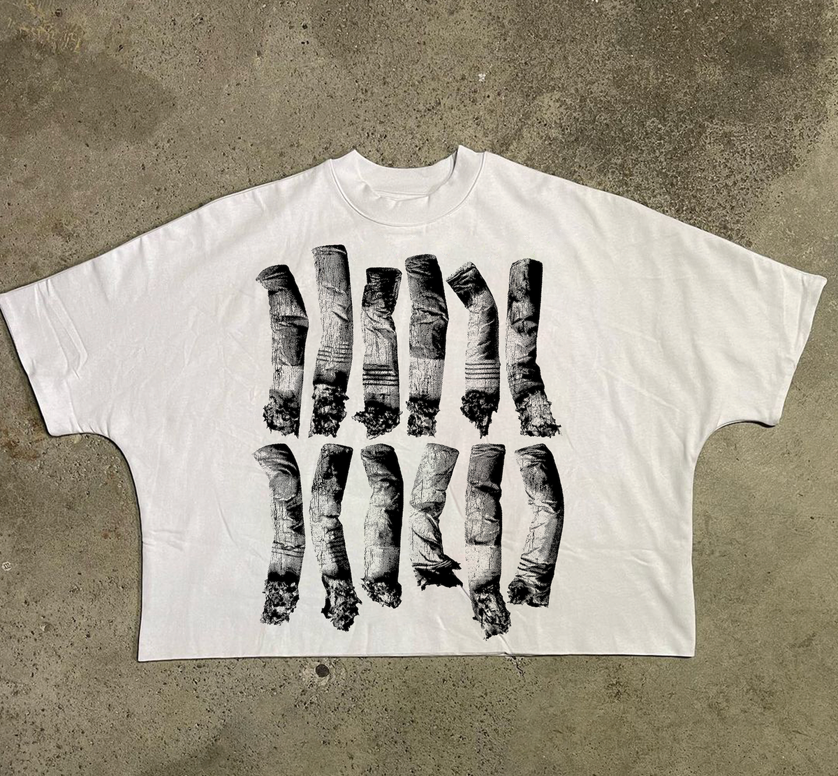 Syndicate “Cigarette ” Cropped Tee