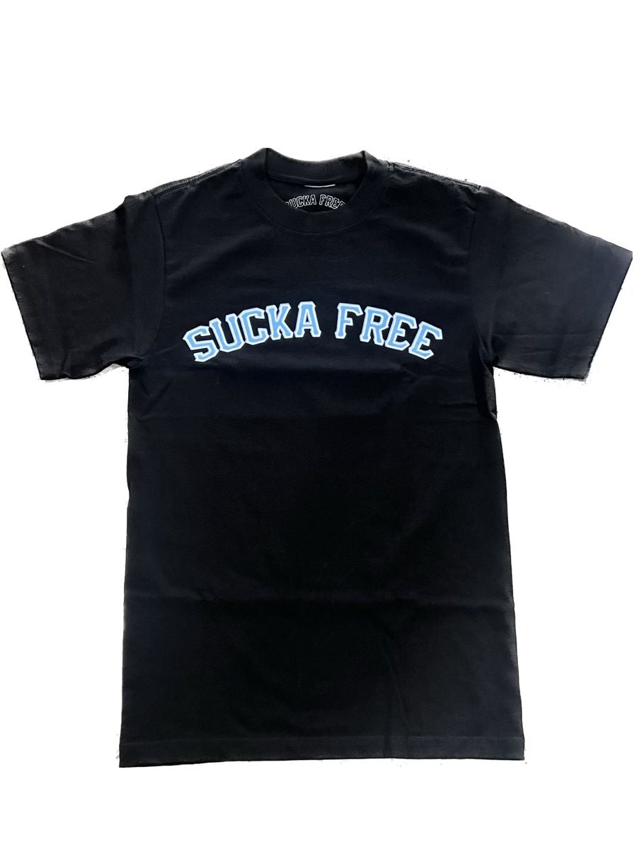 Sucka Free “Classic” Tee (Black/Blue)