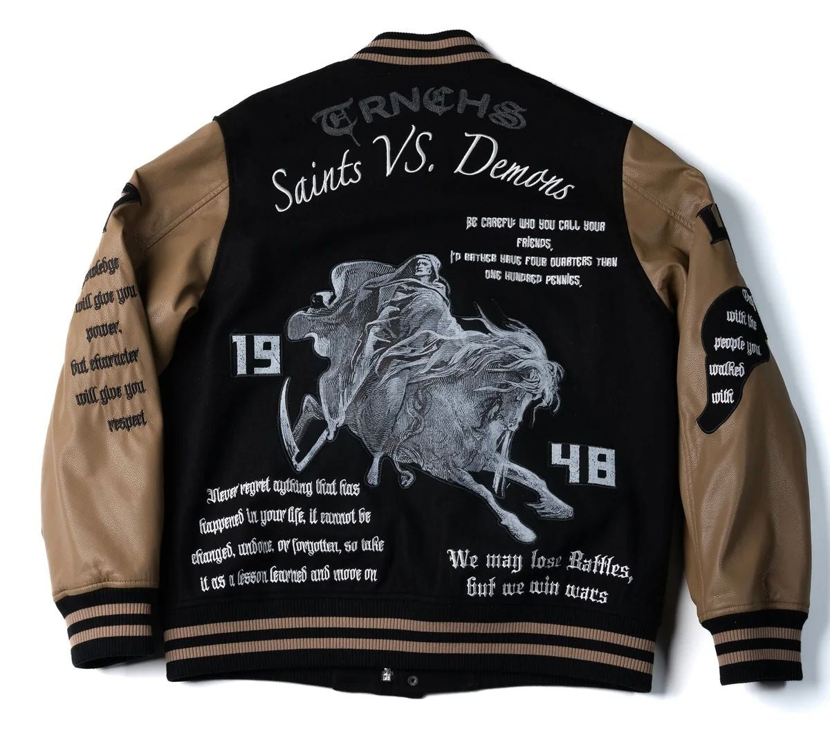 Trnchs “Saints Vs Demons” Varisty Jackets