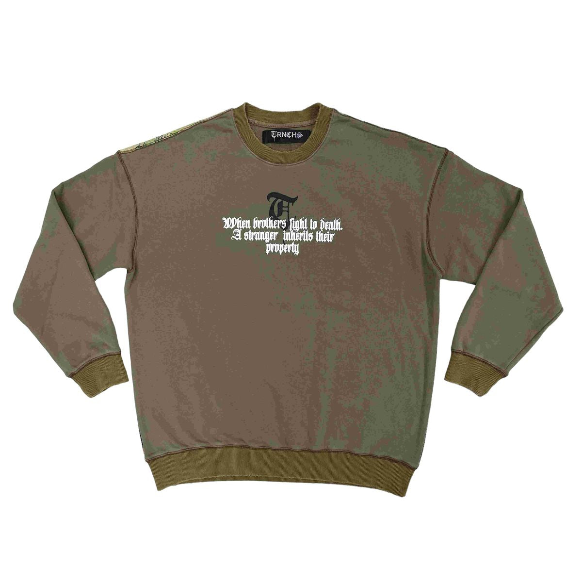 Trnchs “Brothers” Camo Sweater