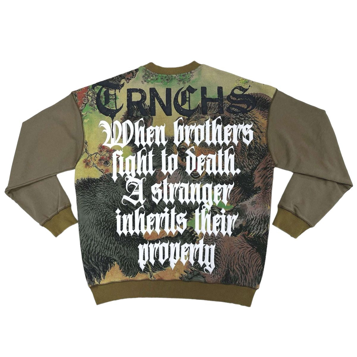 Trnchs “Brothers” Camo Sweater