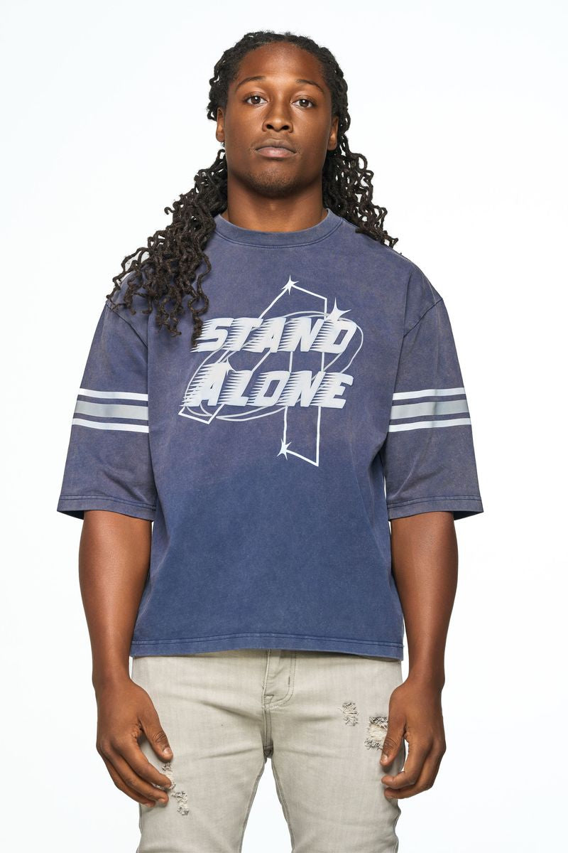 Aolonge “One Man Tee” (Navy)