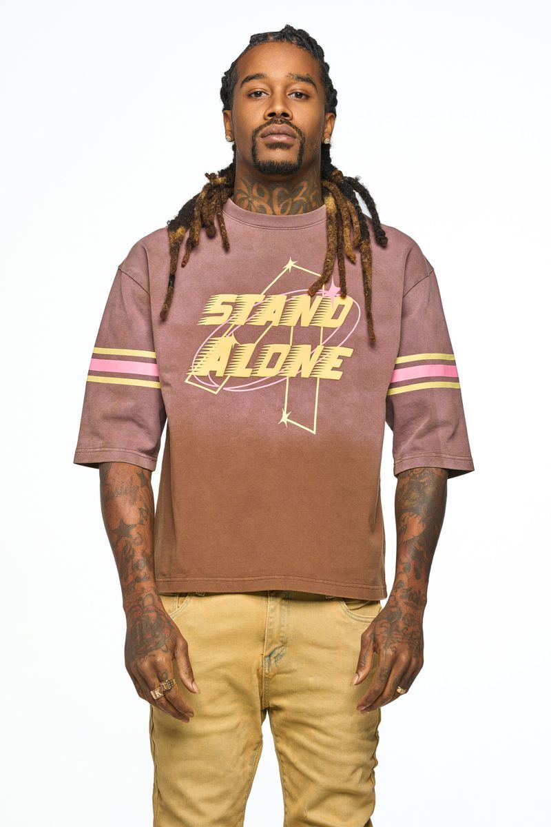 Aolonge “One Man Tee” (Brown)