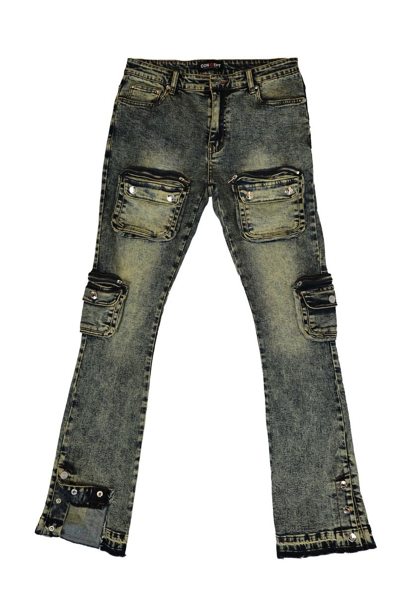 Concept La “Dover” Vintage Blue Jeans