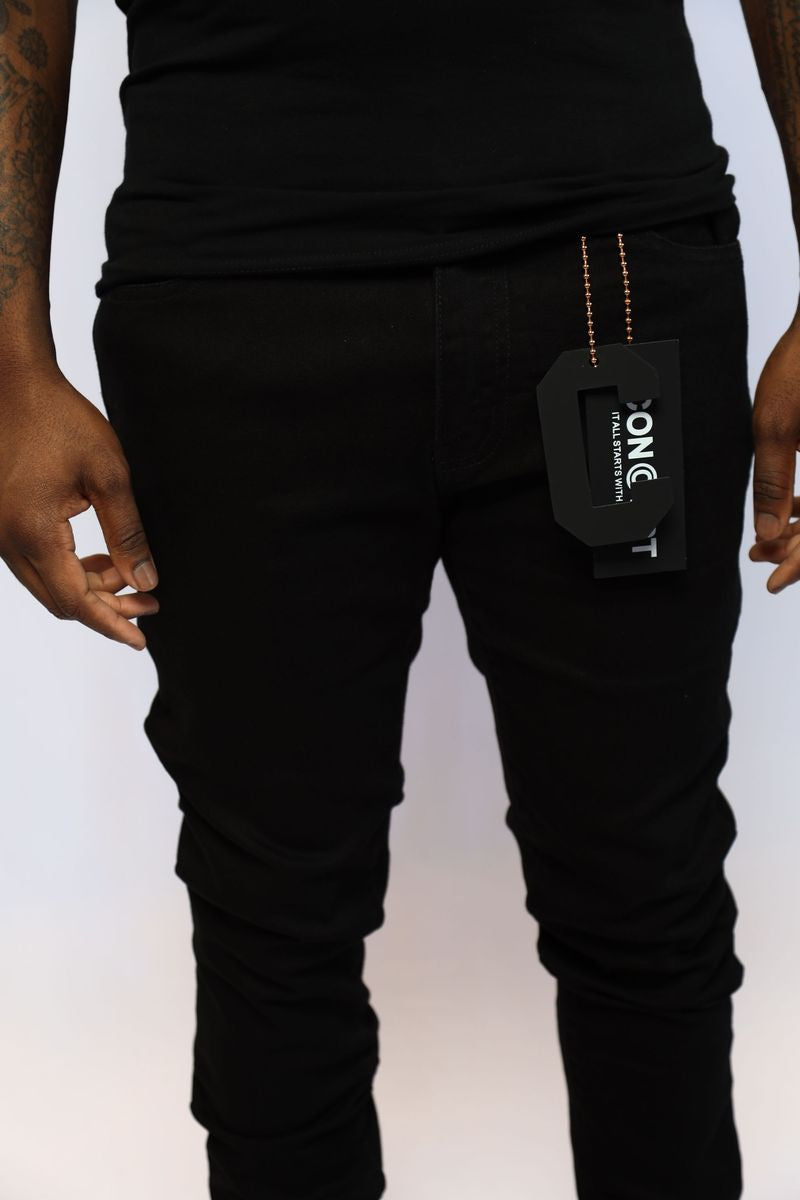 Concept La “Noir” Vintage Black Jeans