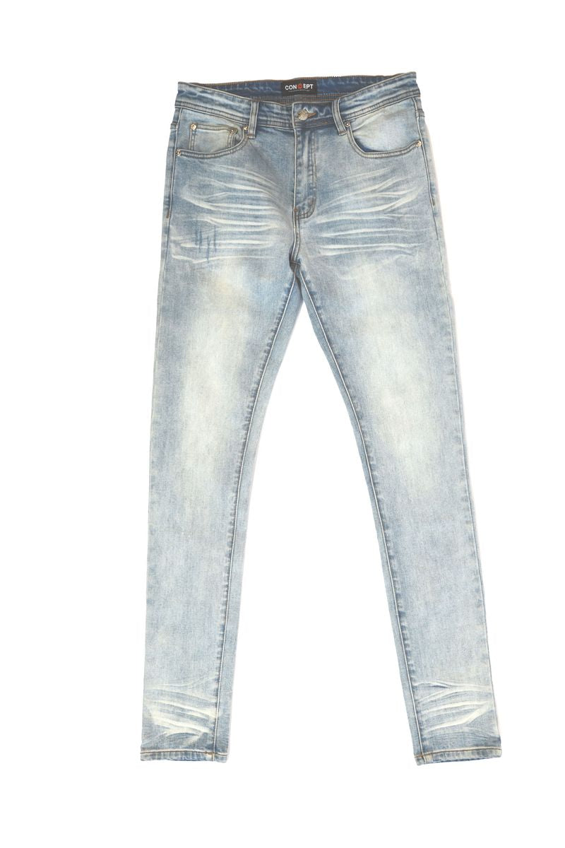 Concept La “Artic” Ice Blue Jeans