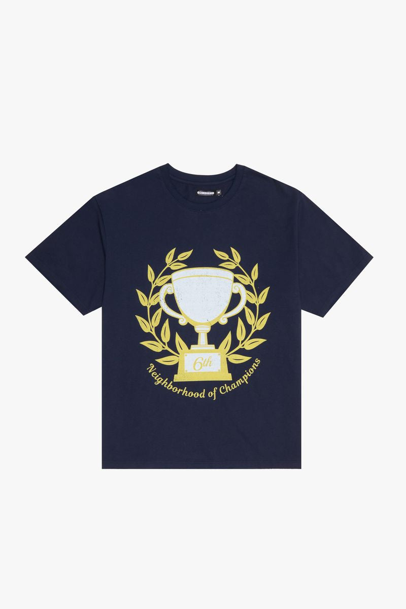 6th NBRHD “Trophy” Tee (Navy)