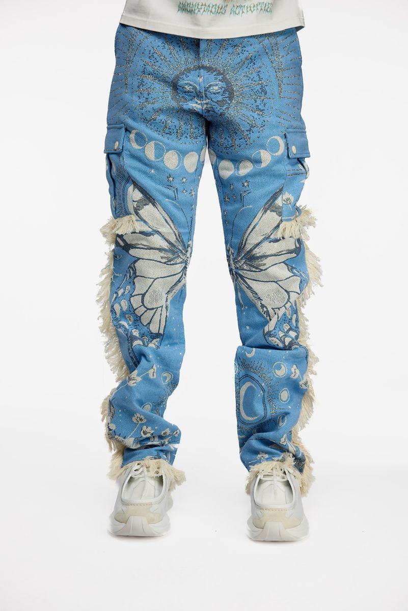 Guapi “Aqua Blue Tapestry” Pants