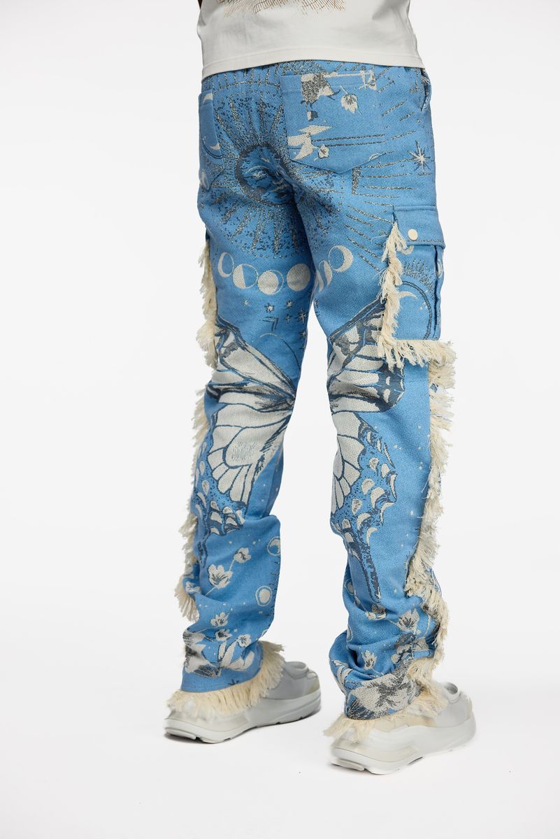 Guapi “Aqua Blue Tapestry” Pants