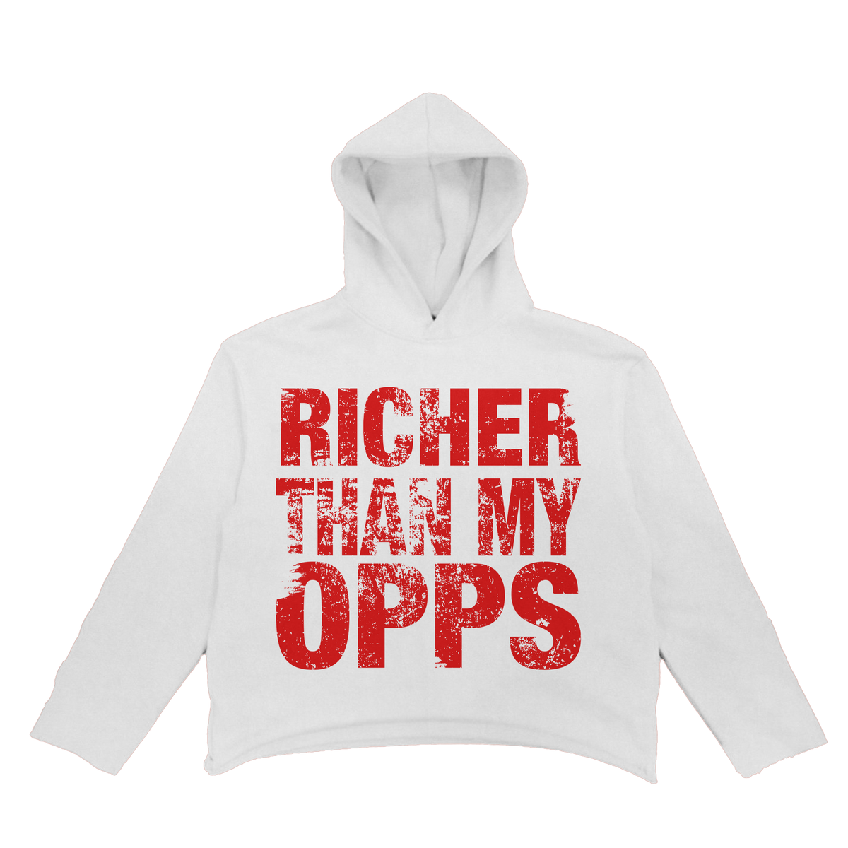 Syndicate “Richer Than My Opps” White Hoodie