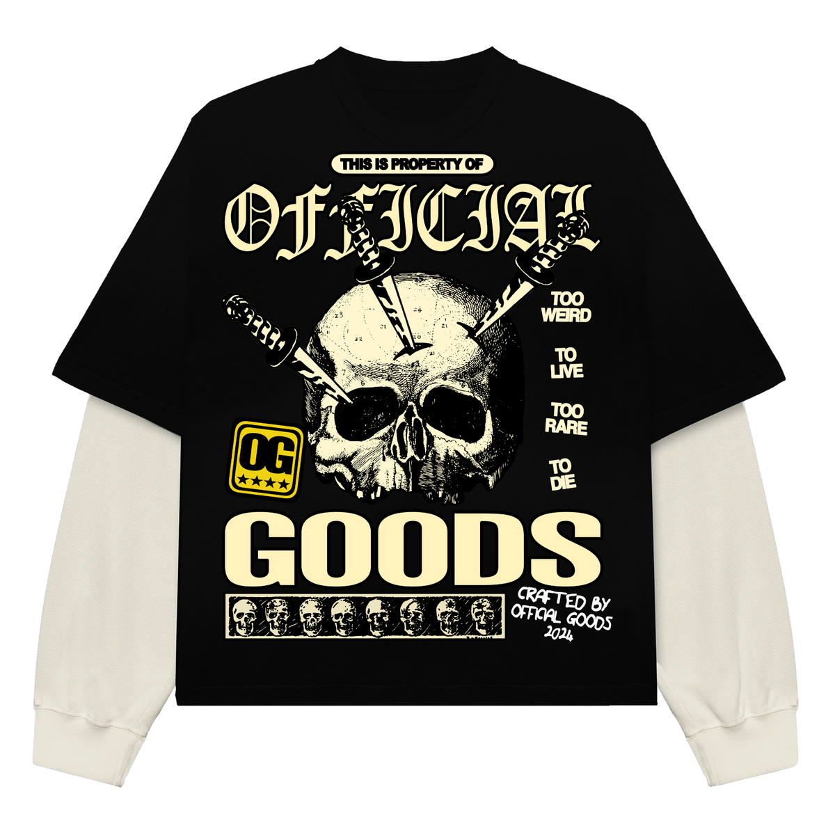 Official Goods “Skull Knife” Tee