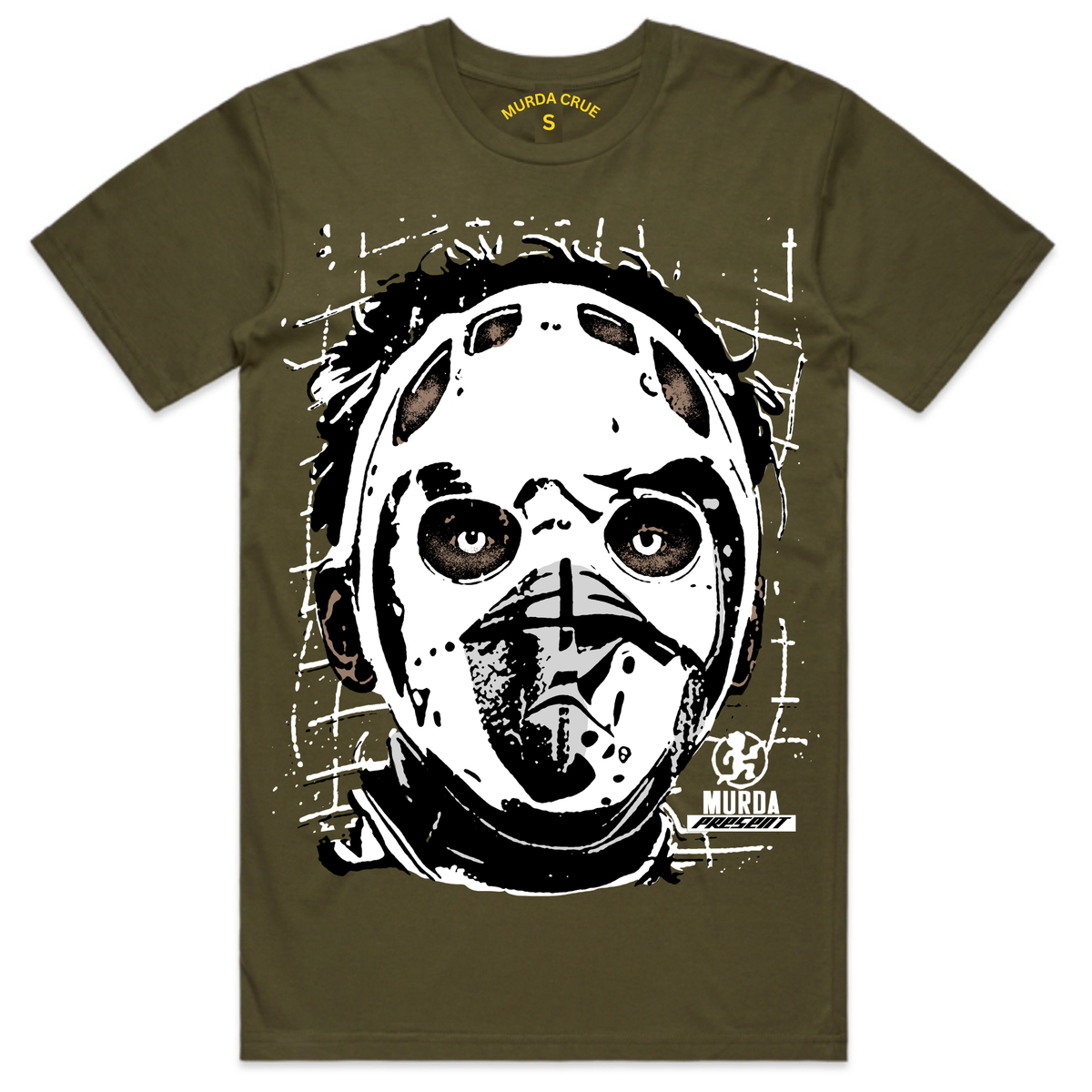 Murda Crue “Masked” Tee (Olive)