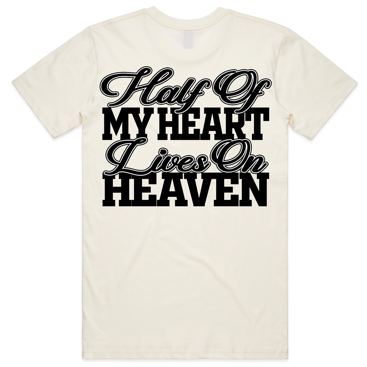 Murda Crue “Heart Lives On Heaven” Tee (Natural)