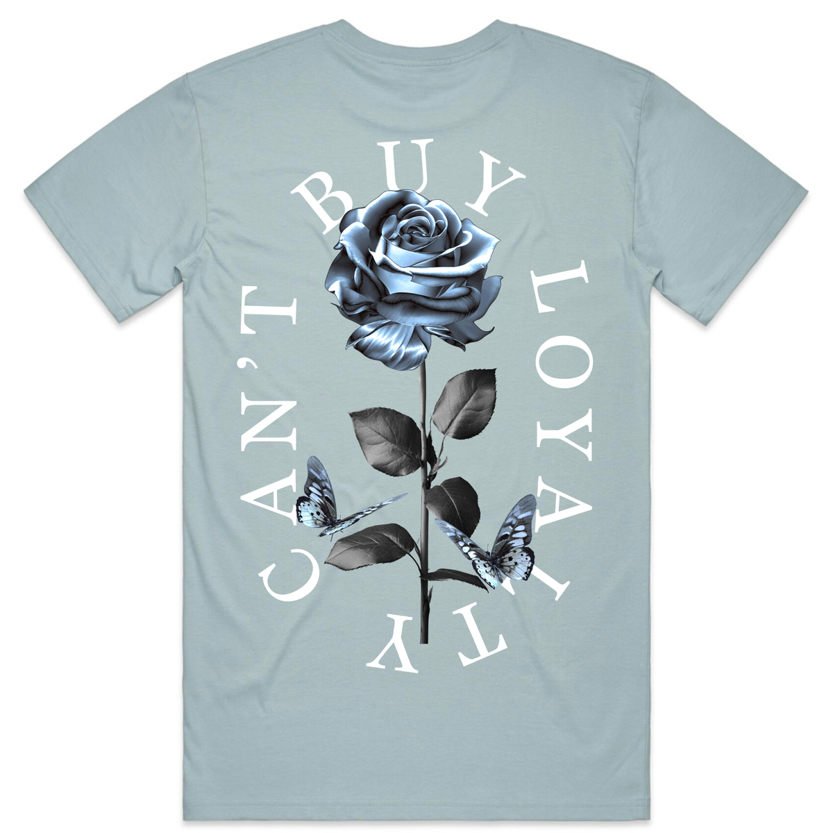 Murda Crue “Can’t Buy Loyalty ” Tee (Baby Blue)