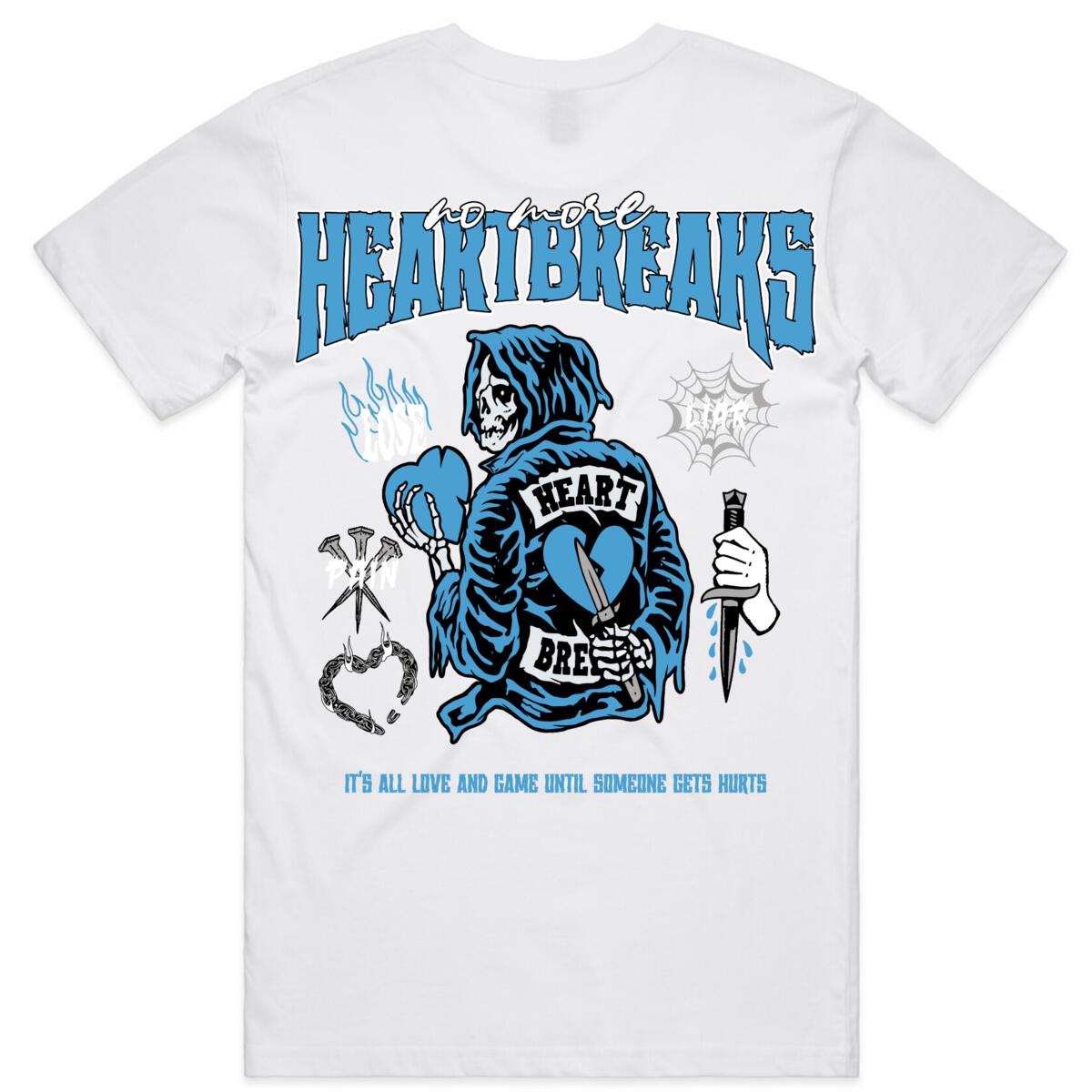 Murda Crue “Heart Breaks ” Tee (White)