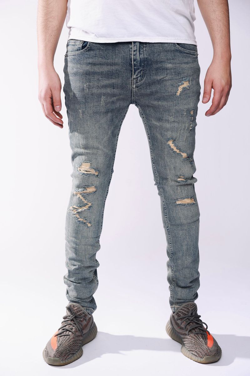 Pali Denim “Ripped Dark Blue” Jeans