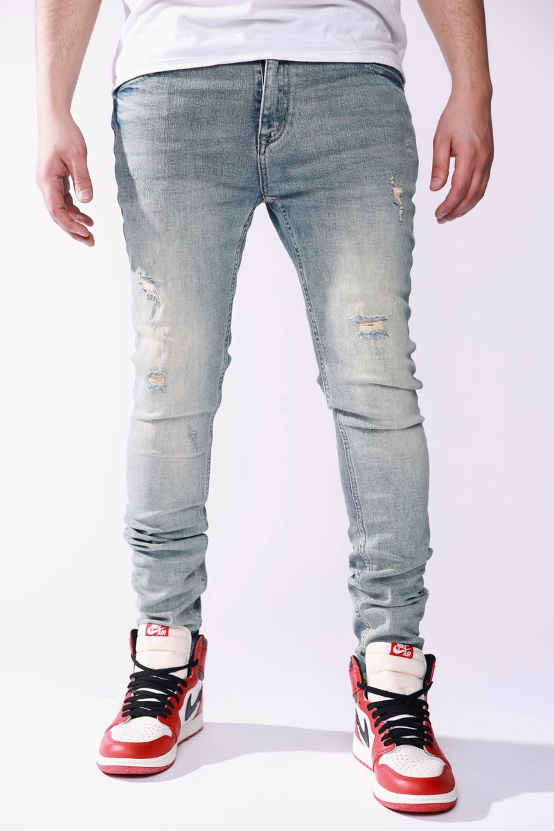 Pali Denim “Ripped  Blue” Jeans