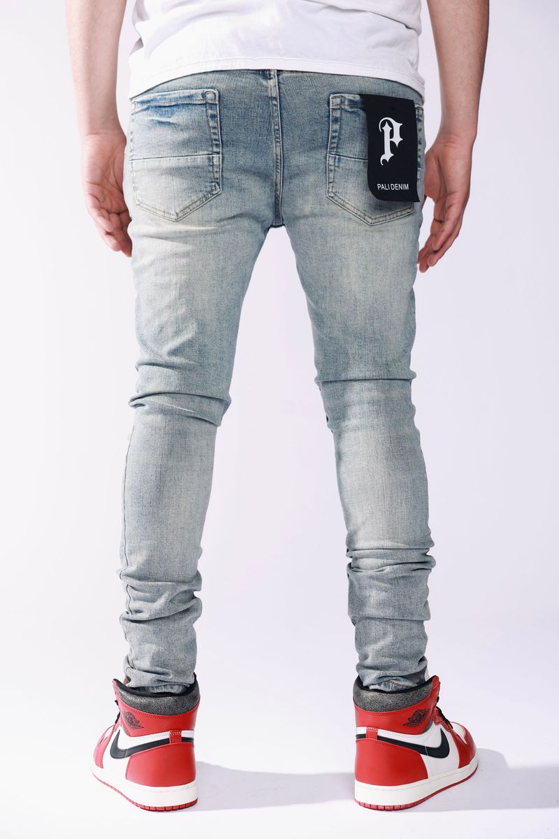 Pali Denim “Ripped  Blue” Jeans