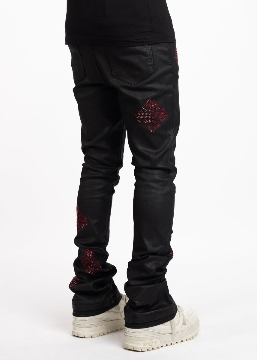 Guapi “Obsidian Black Red Icon” Jeans