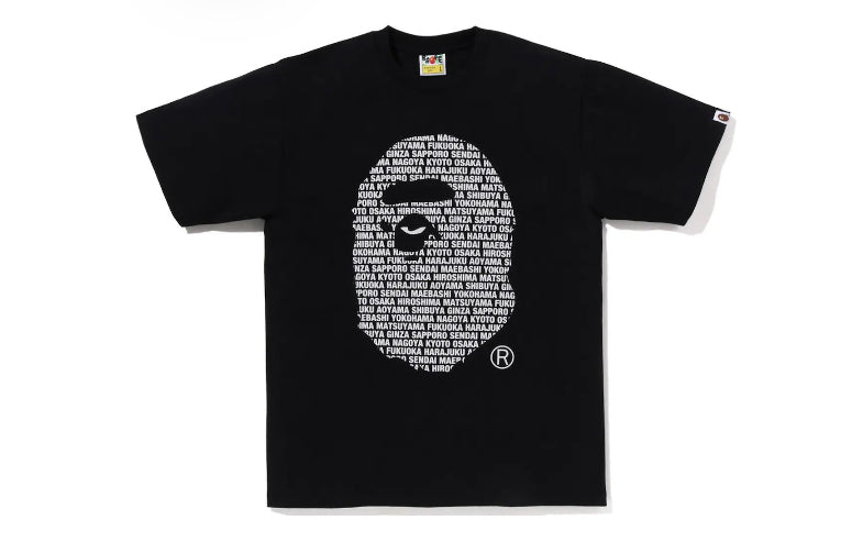 A Bathing Ape “JPN Head” Tee (Black)