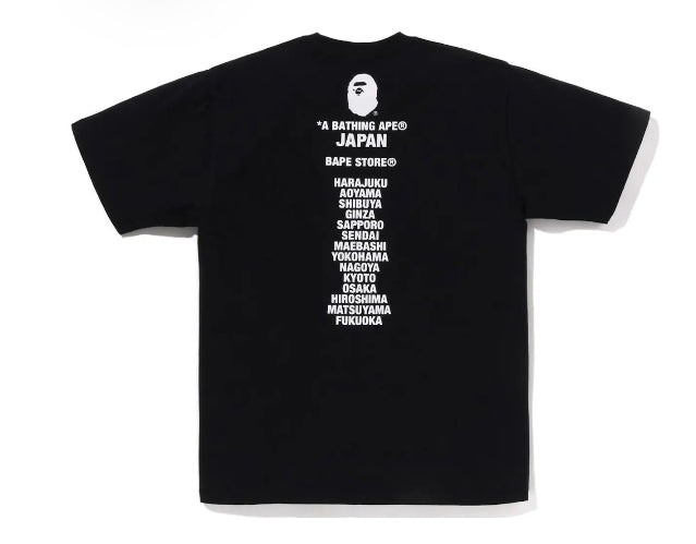 A Bathing Ape “JPN Head” Tee (Black)