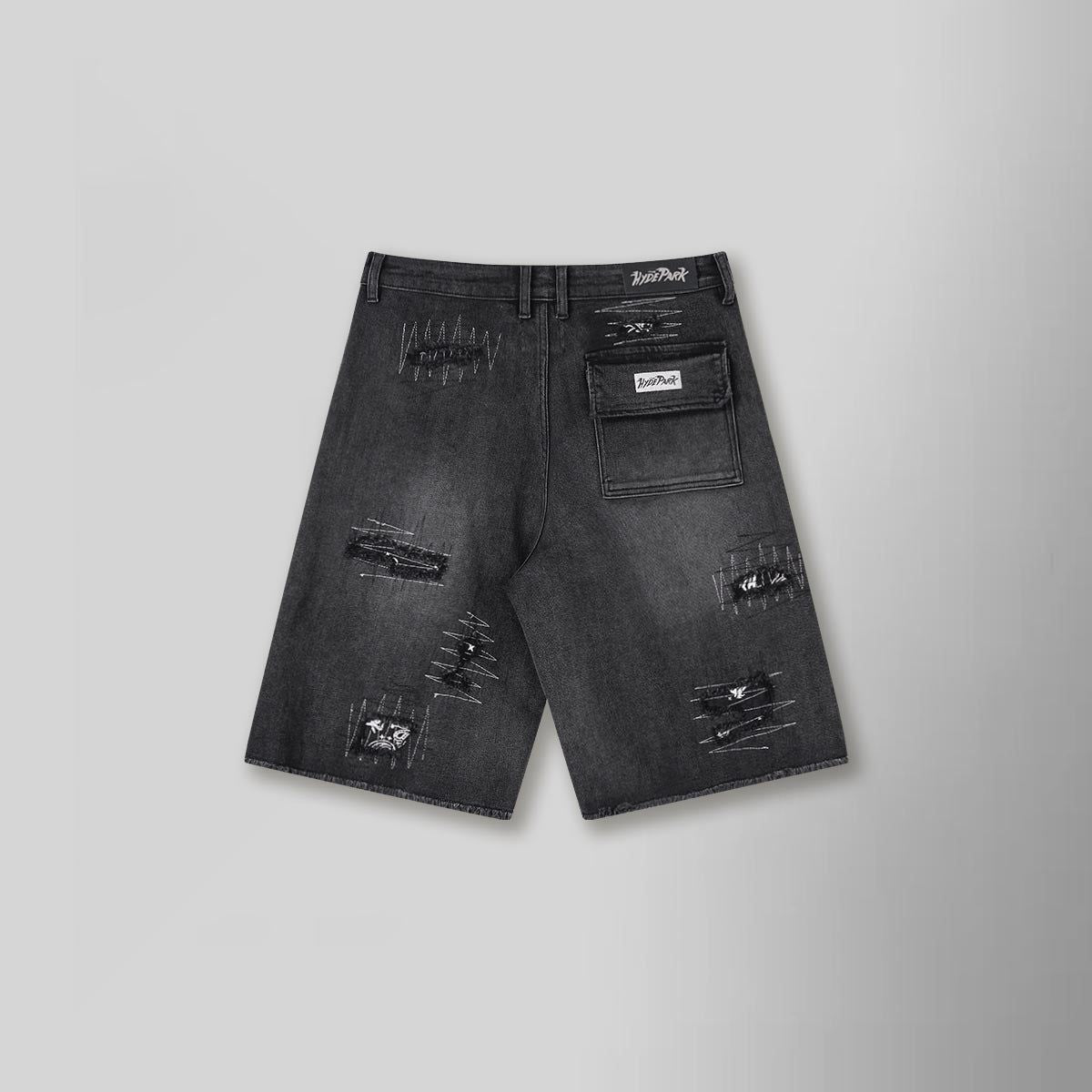 Hyde Park “On The Brink” Jorts (Black)