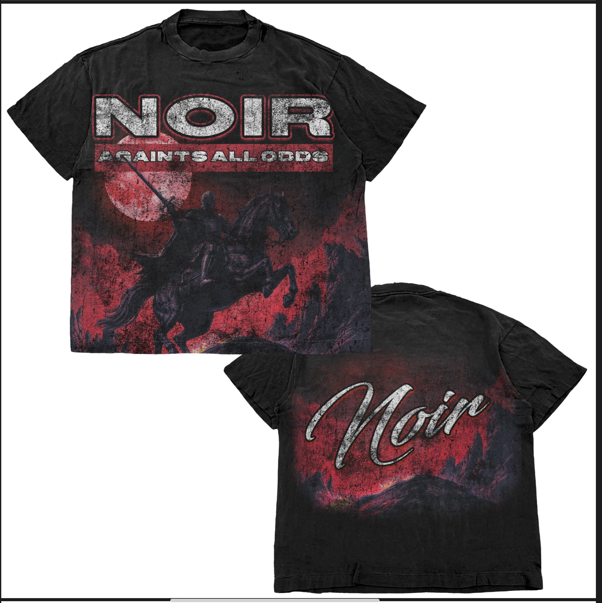 Noir “Against All Odds” Tee (Red)