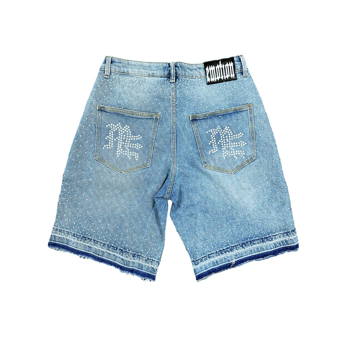Mixed Emotion “Rhinestone” Jorts