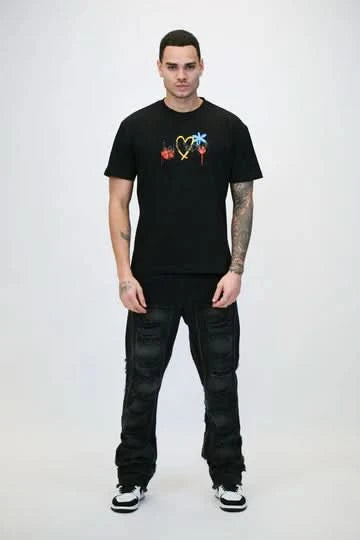 Left Point “Graffiti Heart” Tee