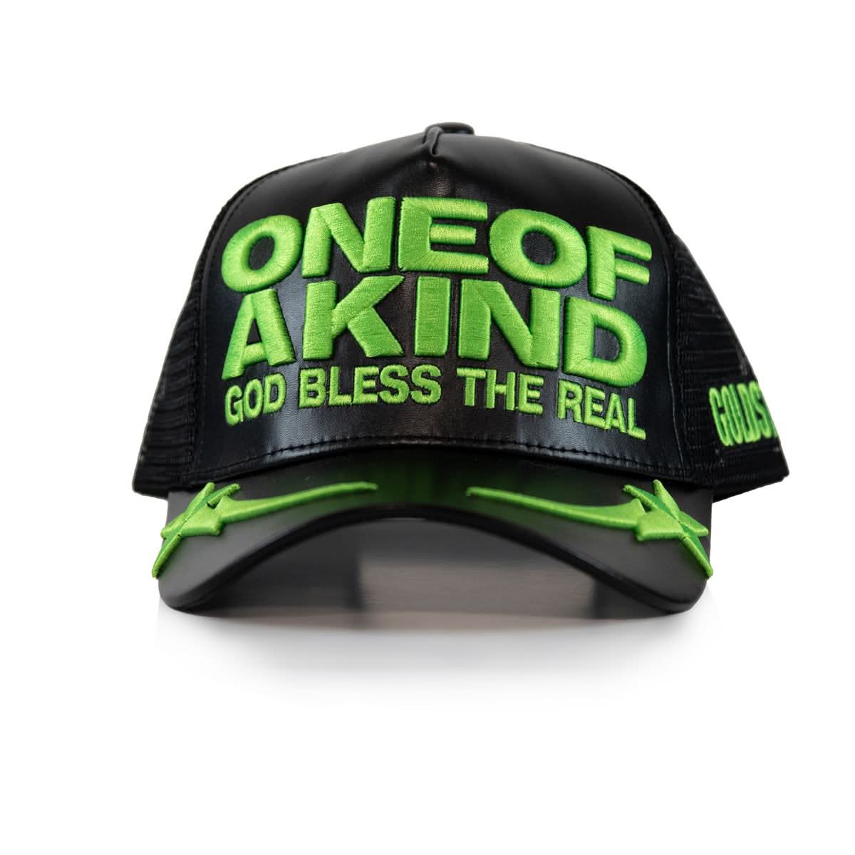 Gold Star “One Of Kind” Hat (Black/Green)