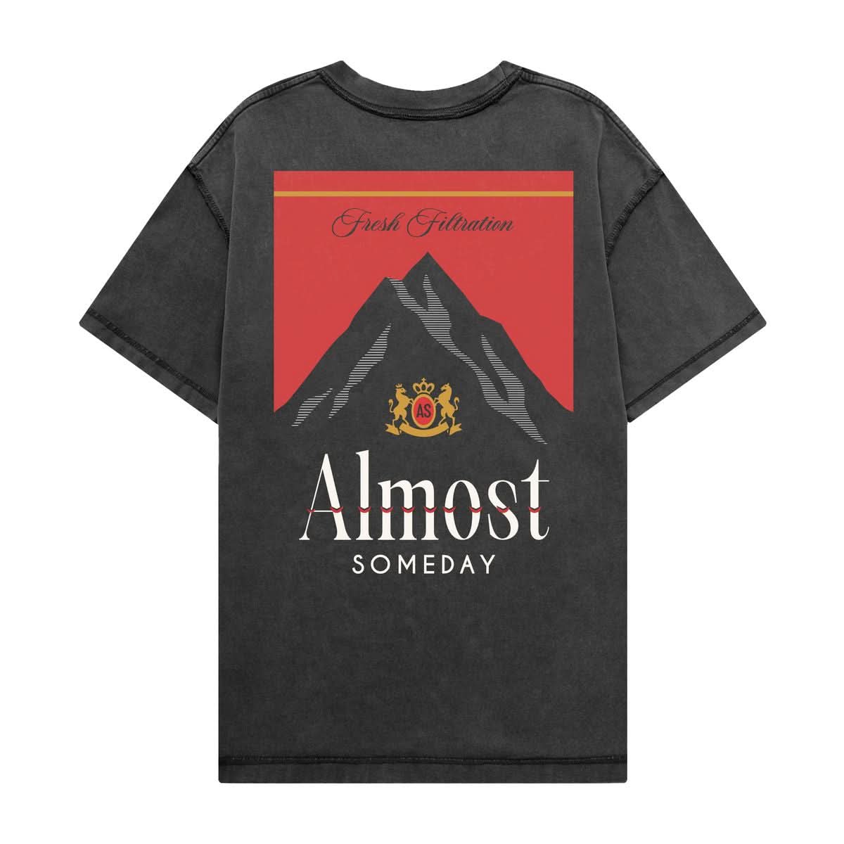 Almost Someday “Alpine” Tee (Black)