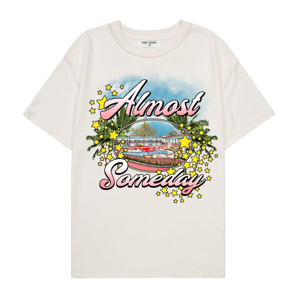 Almost Someday “Oasis” Tee (Cream)