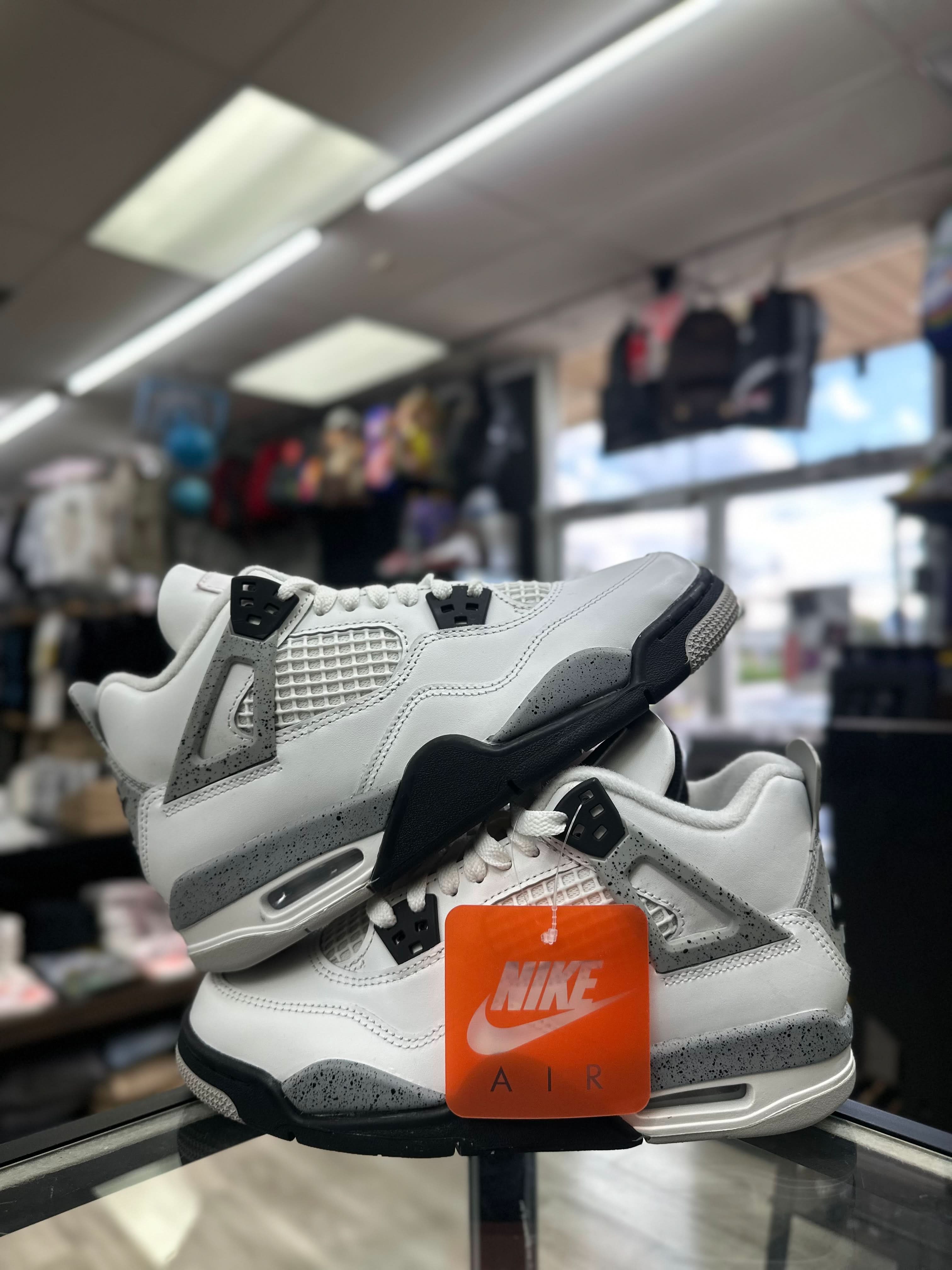Air Jordan Retro 4 “White Cement” (GS)