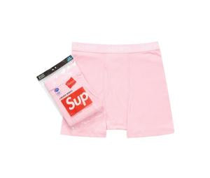 Supreme x Hanes (Pink) Boxer Briefs (2 Pack)
