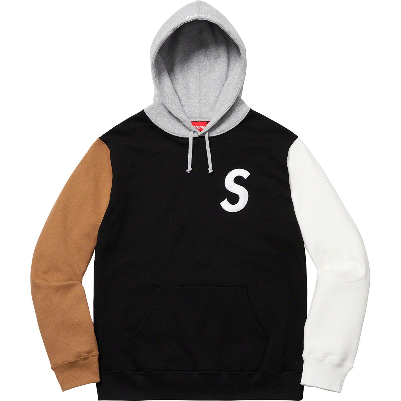 Supreme “S Logo Colorblocked” Hoodie