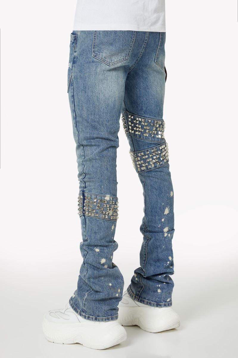 Guapi “Aqua Blue Warpath” Jeans